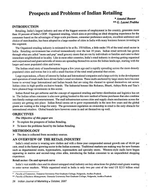 IJM-Oct07-Article4-Prospects and Problems of Indian Retailing