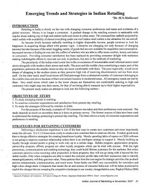 IJM-Nov07-Article3-Emerging Trends and Strategies in Indian Retailing