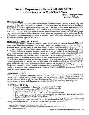 IJM-Nov07-Article5-Women Empowerment through Self Help Groups: A Case Study in the North Tamil Nadu