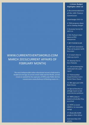 CURRENTEVENTSWORLD.COM MARCH 2015