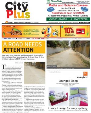 Bangalore -Whitefield / Marathahalli_Vol-8_Issue-26_Date-13 March 2015 to 19 March 2015