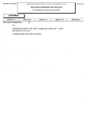 Result- Government Art Institute