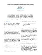 What Every Programmer Should Know About Memory