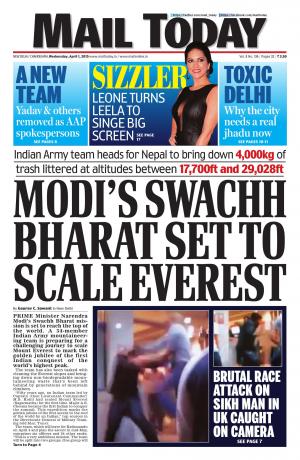 Mail Today, April 1, 2015