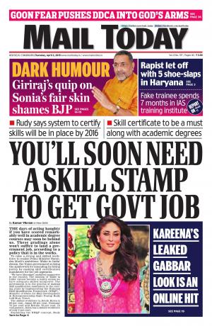 Mail Today, April 1, 2015