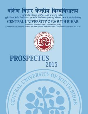 CUB Notified Admission to UG, PG, Integrated MPhil-PhD & Vocational Programs 2015