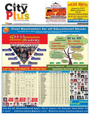 Delhi-Dwarka_Vol-9_Issue-34_Date_03 March 2015 to 09 May 2015