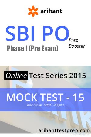 SBI PO(Pre) Mock Test 15