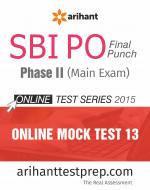 SBI PO (Mains) Online Mock Test 13