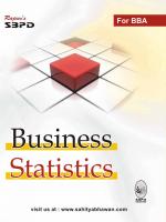 Business Statistics