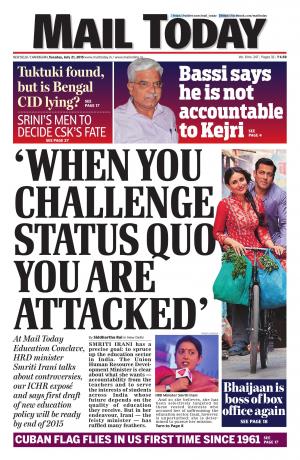 Mail Today, July 21, 2015