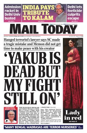 Mail Today, July 31, 2015