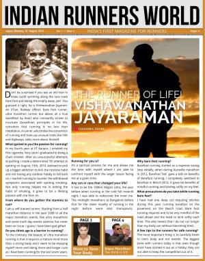 Indian Runners World August 2015