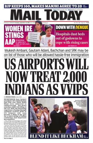 Mail Today, September 15, 2015