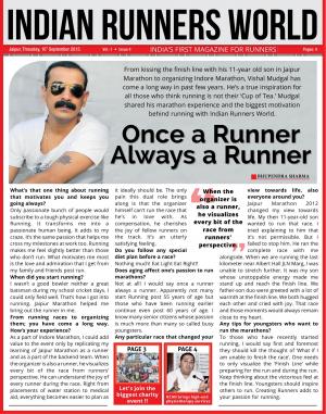 Indian Runners World September 2015