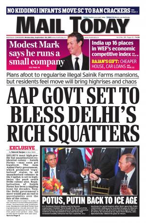 Mail Today, September 30, 2015