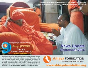 abhaya News Update - September 2015