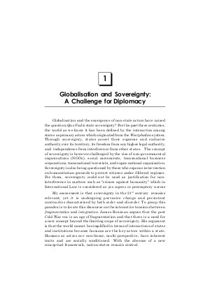 Issues in Contemporary Diplomacy