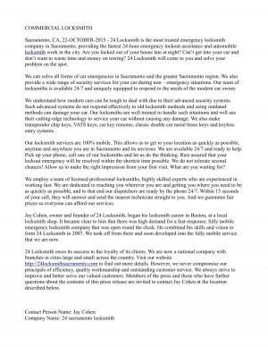 COMMERCIAL LOCKSMITH