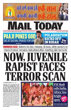 Mail Today, October 30, 2015