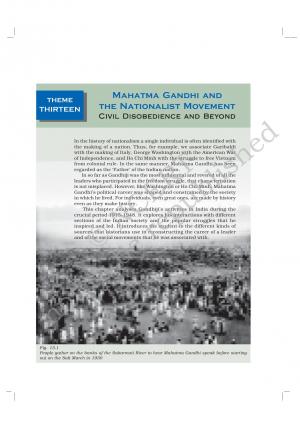 Mahatma Gandhi and the Nationalist Movement