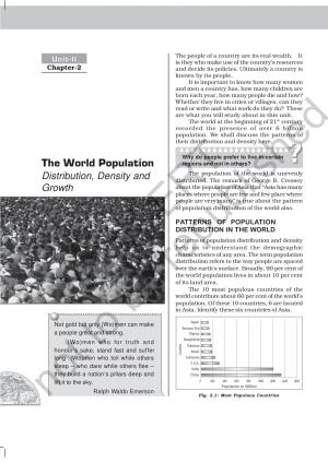 Chapter 2 The World Population Distribution, Density and Growth