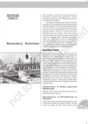 Chapter 6 Secondary Activities