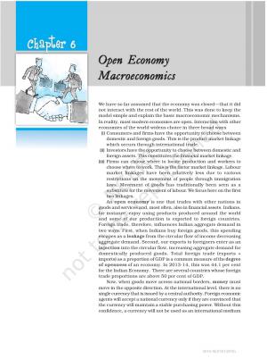 Chapter 6 OPEN ECONOMY MACROECONOMICS