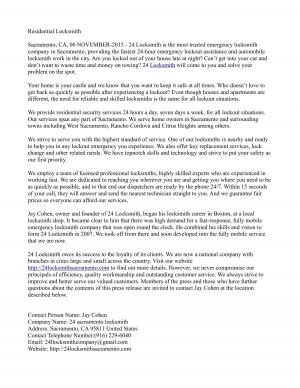 The Residential Locksmith 