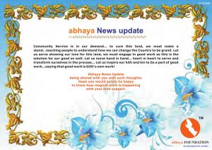 abhaya News Update - December 2010
