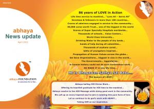 abhaya News Update - April 2011