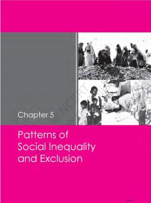 Patterns of Social Inequality