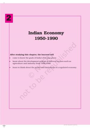 Indian Economy 1950-1900