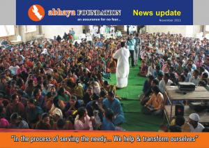 abhaya News Update - November 2011