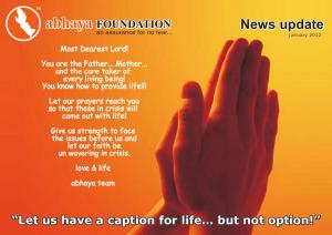 abhaya News Update - January 2012