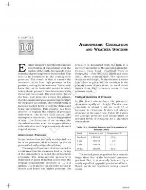 ATMOSPHERIC CIRCULATION AND WEATHER SYSTEMS