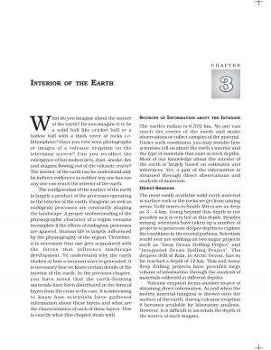 INTERIOR OF THE EARTH