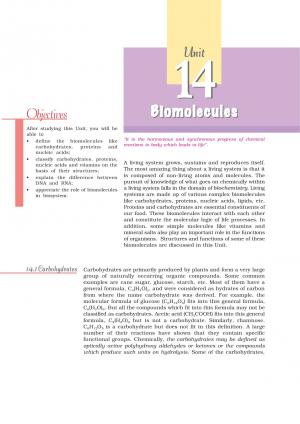 Class 12 NCERT Chemistry Chapter-14: Biomolecules
