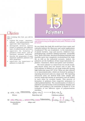 Class 12 NCERT Chemistry Chapter-15: Polymers