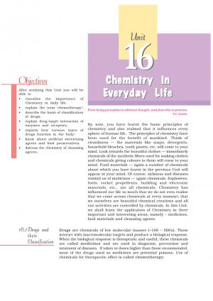 Class 12 NCERT Chemistry Chapter-16: Chemistry in Everyday Life