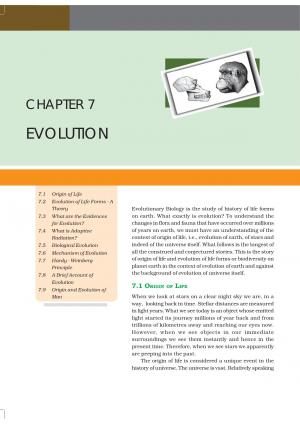Class 12 NCERT Biology Chapter-7: Evolution
