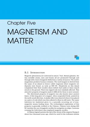Class 12 NCERT Physics Chapter-5: Magnetism and matter