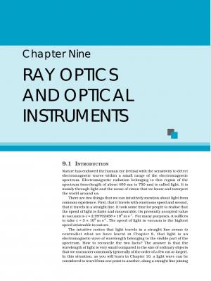 Class 12 NCERT Physics Chapter-9: Ray Optics And Optical Instruments
