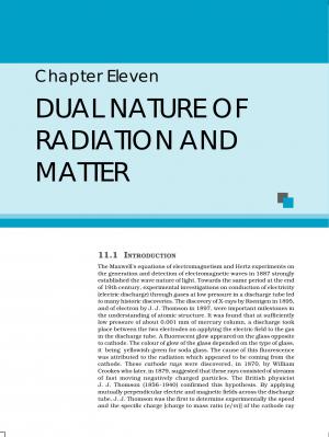 Class 12 NCERT Physics Chapter-11 Dual Nature of Radiation And Matter