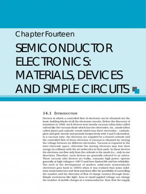 Class 12 NCERT Physics Chapter-14: Semiconductor Electronics Materials, Devices And Simple Circuits