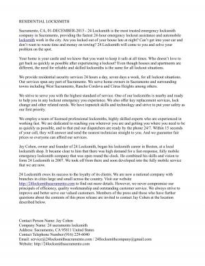 RESIDENTIAL LOCKSMITH