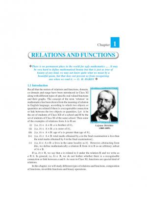 Class 12 NCERT Mathematics Chapter-1 Relations and Functions