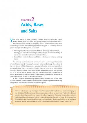 NCERT CBSE Class 10th Science Chapter-2: Acids, Bases and Salts