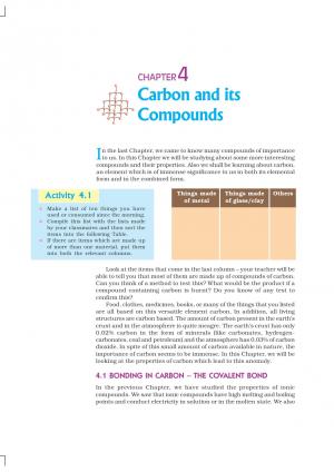 NCERT CBSE Class 10th Science Chapter-4 Carbon and its Compounds