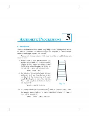 NCERT CBSE Class 10th Mathematics Chapter-5 Arithmetic Progressions
